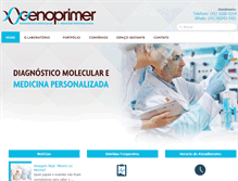 Tablet Screenshot of genoprimer.com.br